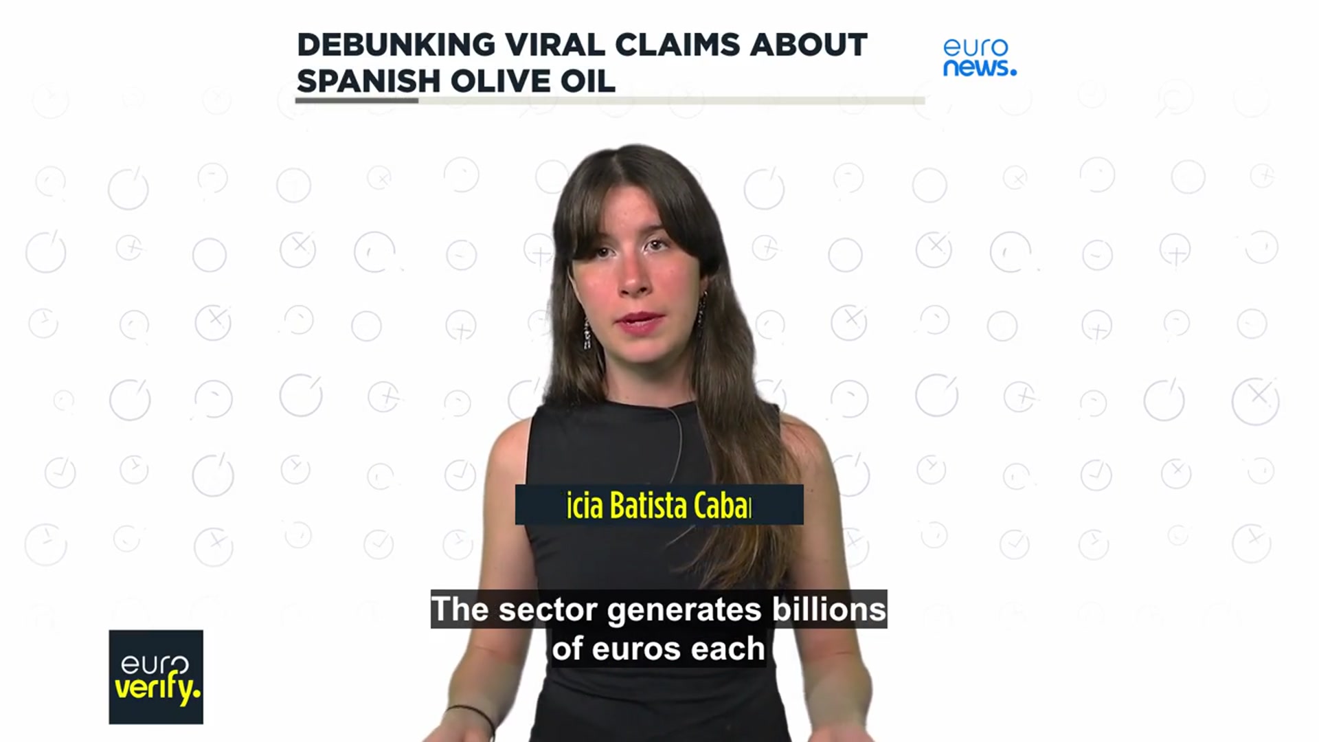 'Video thumbnail for Fact check: debunking viral claims about Spanish olive oil'