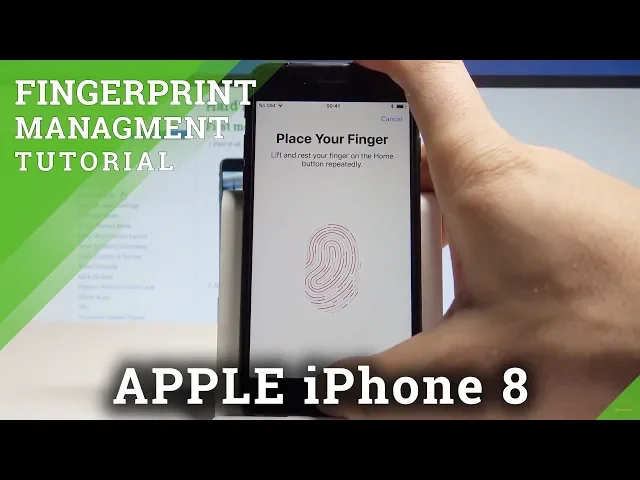 Video thumbnail for How to Add Fingerpirnt on APPLE iPhone 8 - Set Up Touch ID |HardReset.Info