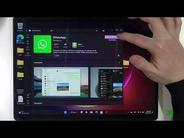 Video thumbnail for Microsoft Surface Pro X - How To Install Whatsapp