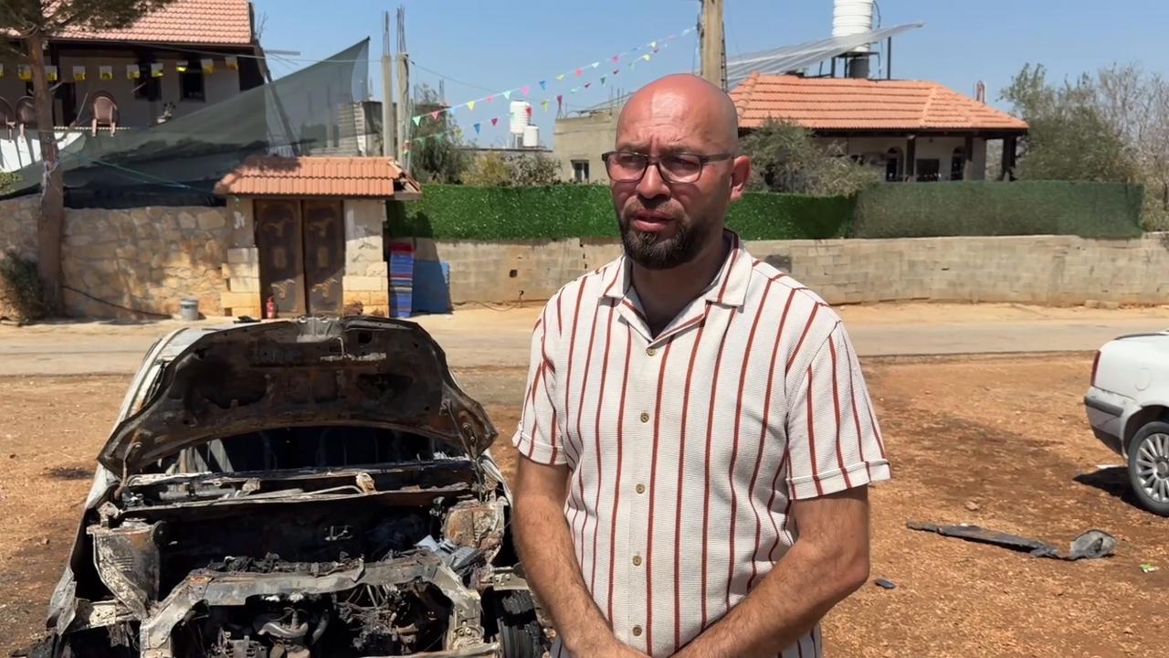 Video thumbnail for Israeli forces detain 12 Palestinians, with occupiers burning 2 vehicles in West Bank.