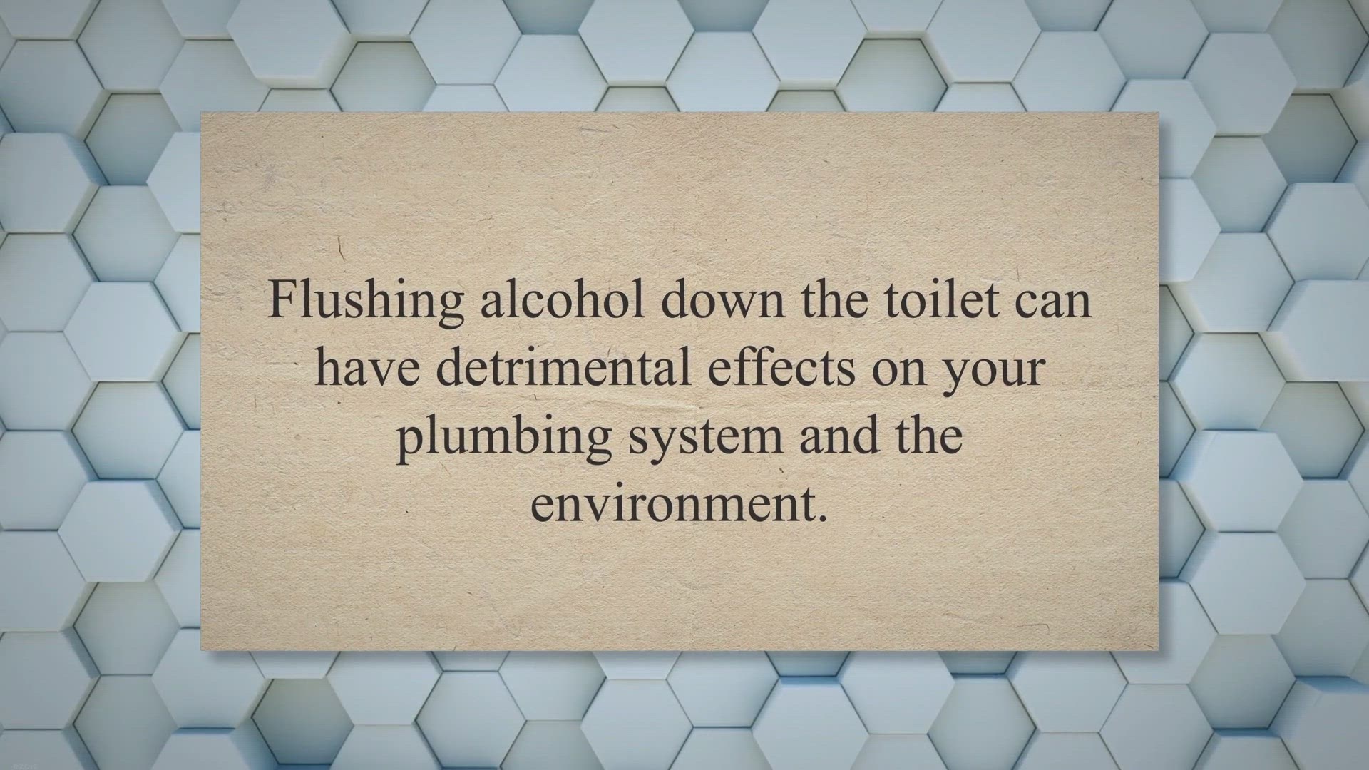 Video thumbnail for Flush or Fiasco: Unveiling the Truth About Flushing Alcohol and Protecting Your Plumbing System