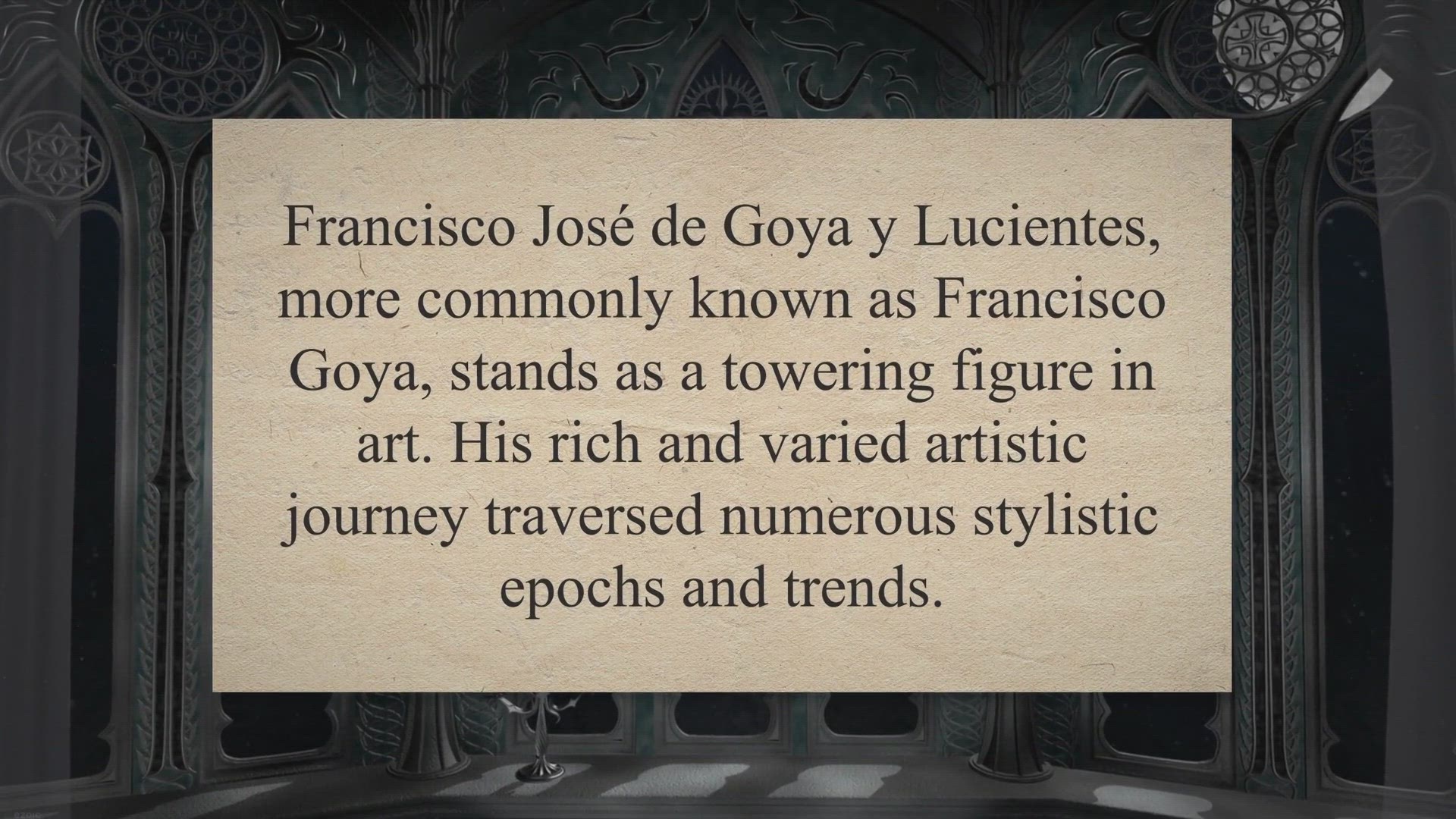 'Video thumbnail for Francisco Goya – Artistic Style And Art Movements'
