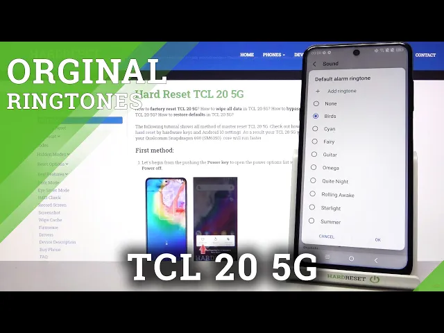 Video thumbnail for TCL 20 5G - Alarm Tones Presentation