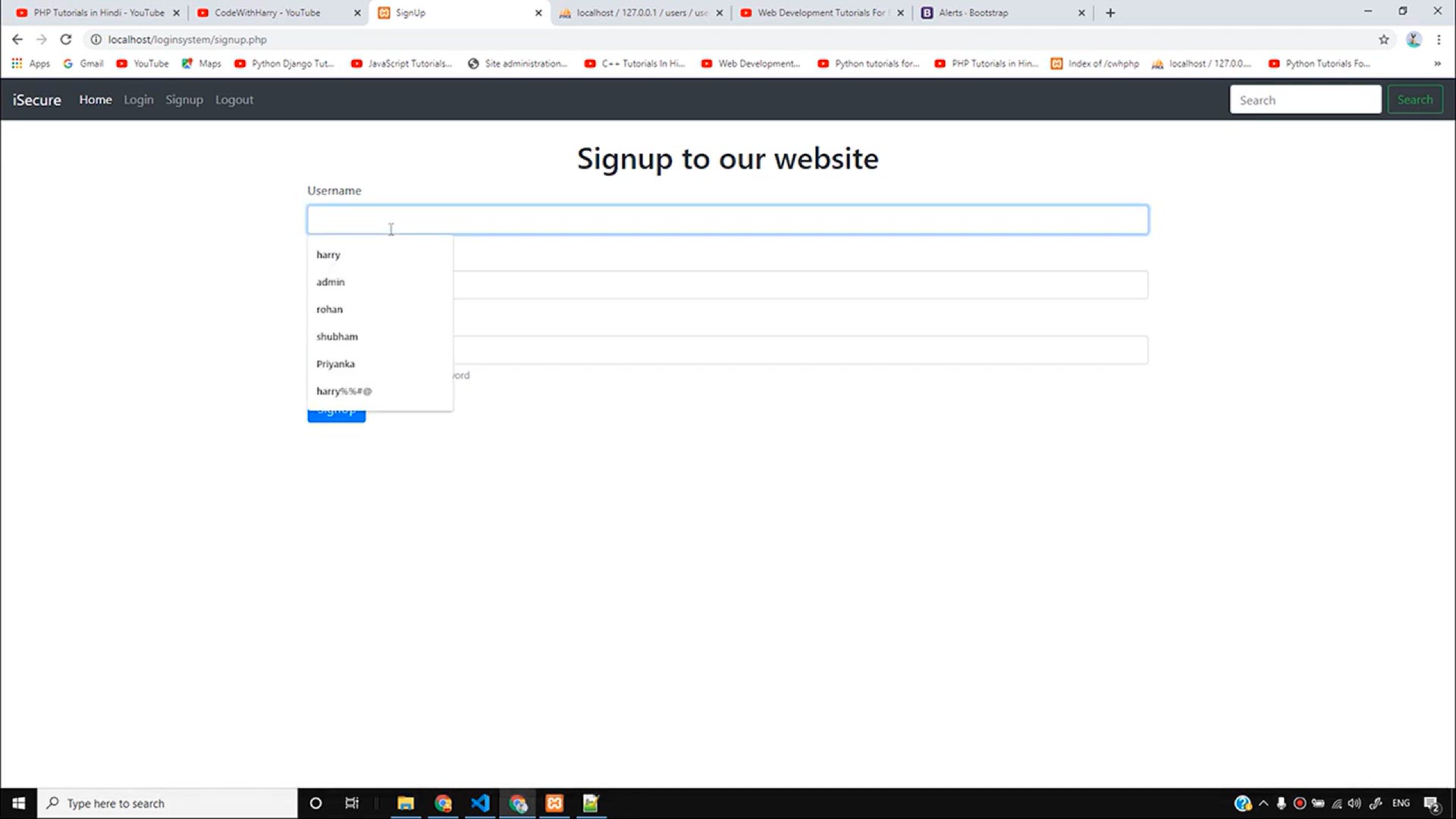 'Video thumbnail for PHP Login System Tutorial_ Creating Login Page & Script in PHP _ PHP Tutorial #42'