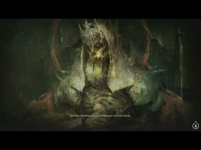 Video thumbnail for Tainted Grail: The Fall of Avalon - King Arthur, Red Death, Wyrdness Intro Cutscene | Game Settings