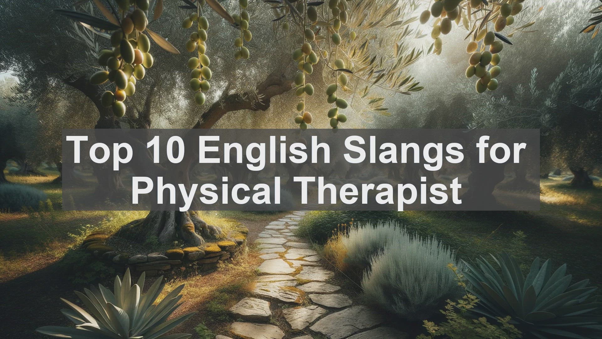 'Video thumbnail for Top 10 English Slangs for Physical Therapist'