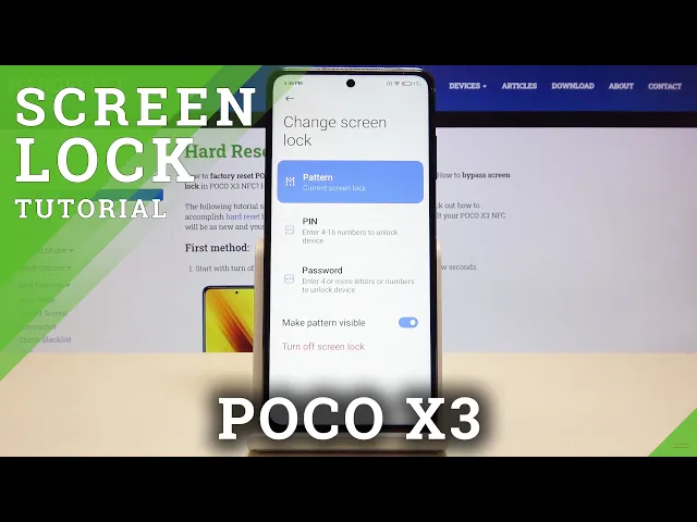 Video thumbnail for How to Set Up Screen Lock on POCO X3 – Change Screen Lock Method