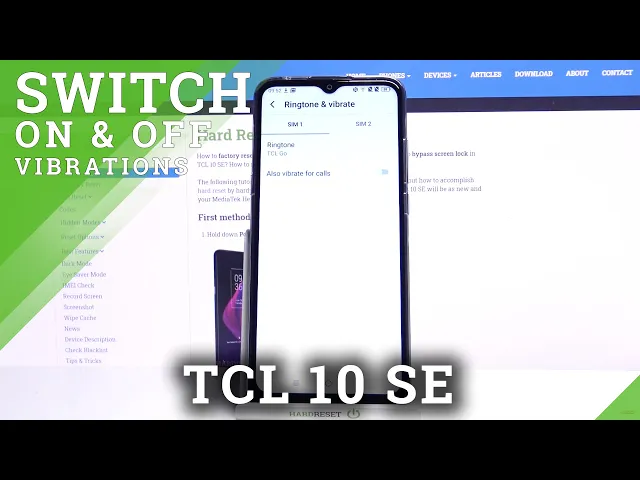 Video thumbnail for TCL 10 SE – Open & Change Vibration Settings