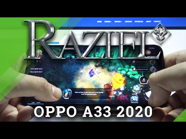 Video thumbnail for Raziel on OPPO A33 2020 - Gaming & Quality Test