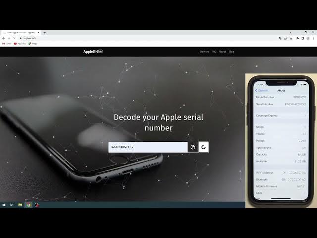Video thumbnail for How to Check Hidden Info about iPhone with Serial Number? #serialnumber
