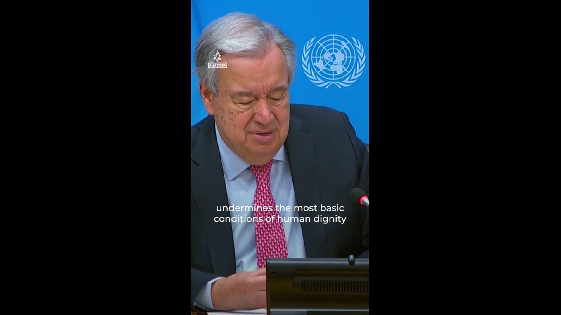 'Video thumbnail for UN: 'No parallel' to Gaza's 'horrific' destruction'