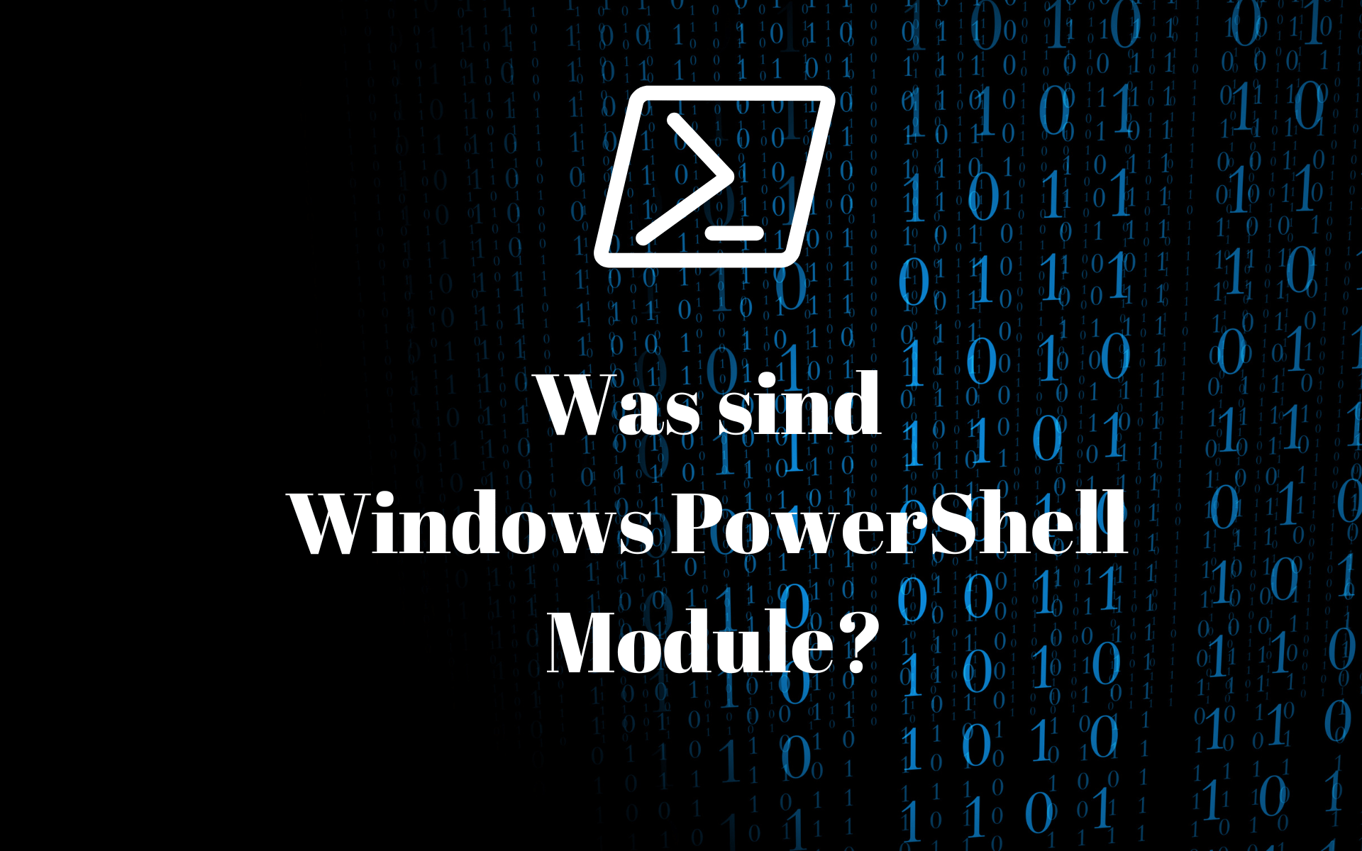 'Video thumbnail for Was sind Windows PowerShell Module?'