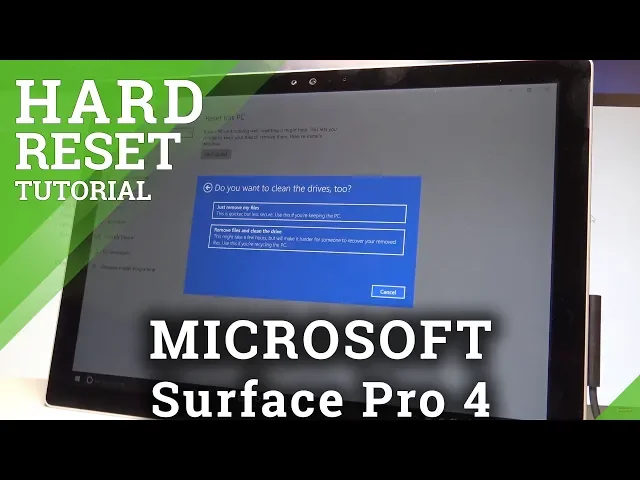 Video thumbnail for How to Hard Reset MICROSOFT Surface Pro 4 - Windows Format / Reinstall |HardReset.Info