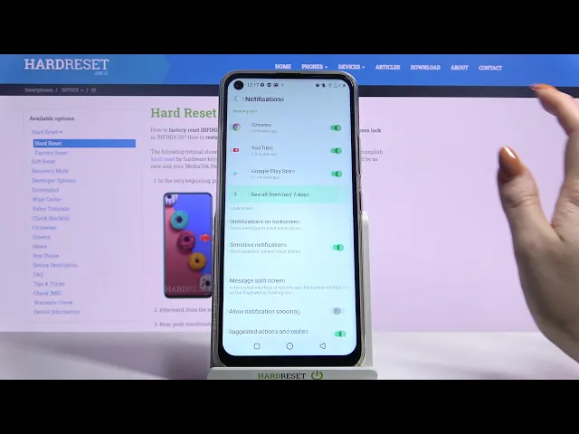 Video thumbnail for How to Personalize Notifications in INFINIX S5 – Notification Settings