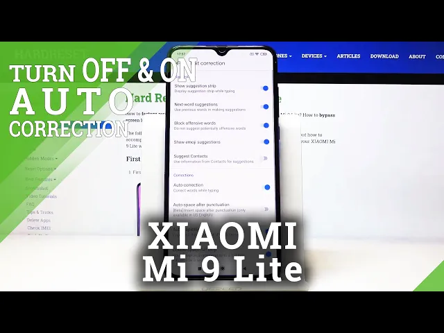 Video thumbnail for How to Enter Auto-Correction in XIAOMI Mi 9 Lite – Locate Keyboard Settings
