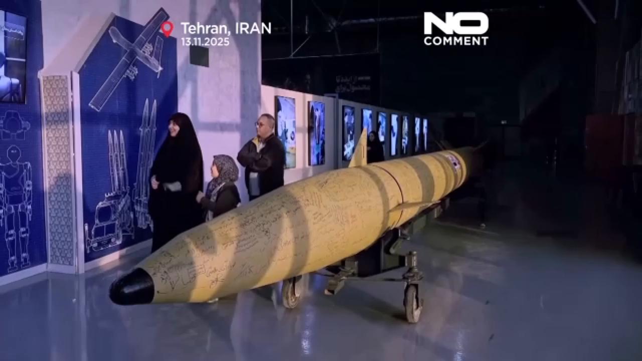 Video thumbnail for Iran aims to fire 2,000 missiles at once in future conflict, Israel warns