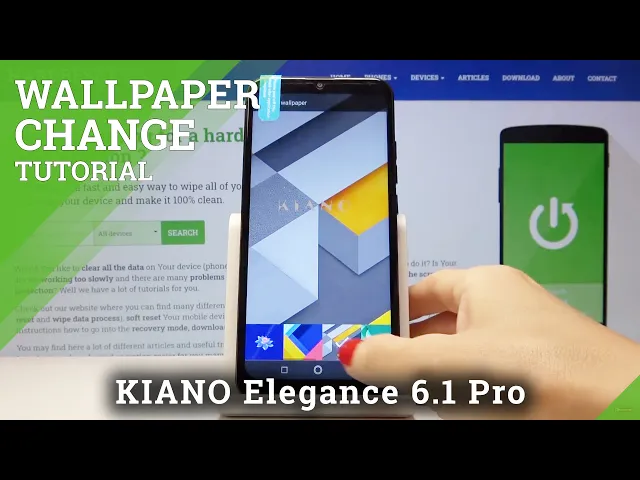 Video thumbnail for How to Change Wallpaper in KIANO Elegance 6.1 Pro – Desktop Update