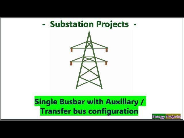 Video thumbnail for Single Busbar with Auxiliary /Transfer Bus Configuration