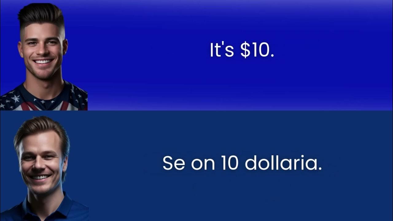 Video thumbnail for Finnish vs. English | 100 Sentence Challenge and Language Exploration | @SpeakZone