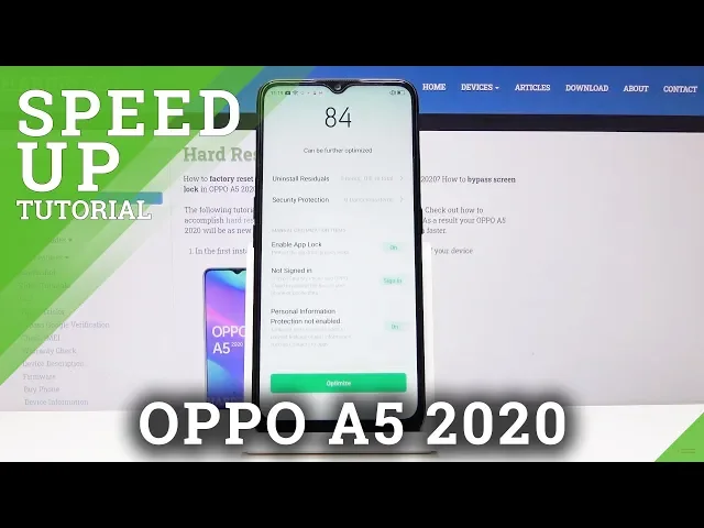 Video thumbnail for How to Speed Up OPPO A5 2020 - Wipe Junk Files