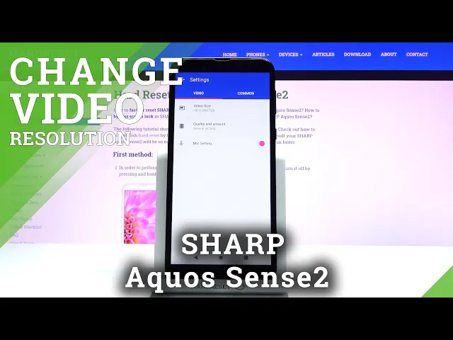 Video thumbnail for How to Change Video Resolution in SHARP Aquos Sense2 – Video Resolution