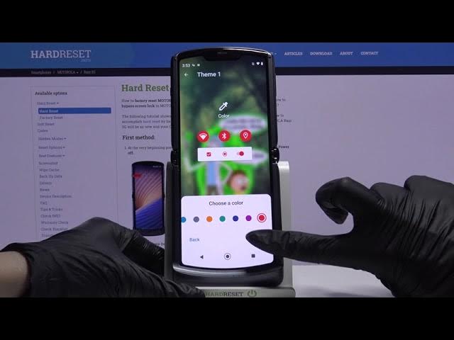 Video thumbnail for How to Change Style of Icons in Motorola Razr 5G - Pick Different Icons Style