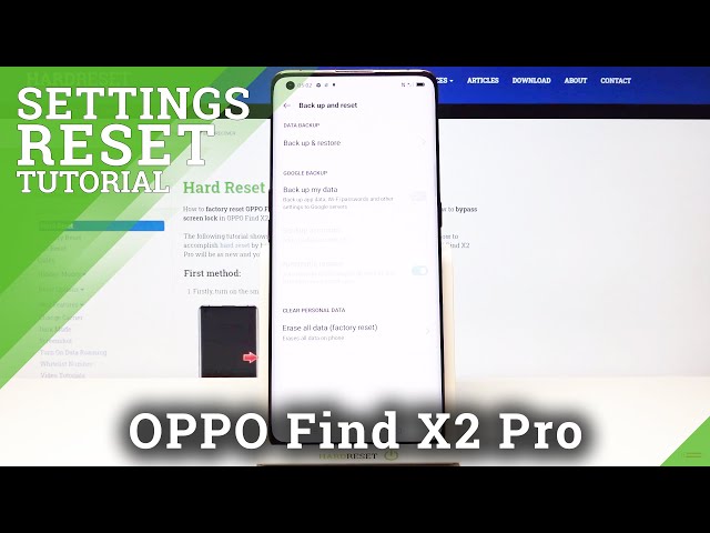 Video thumbnail for How to Reset System Settings in OPPO Find X2 Pro – Reset Customizations