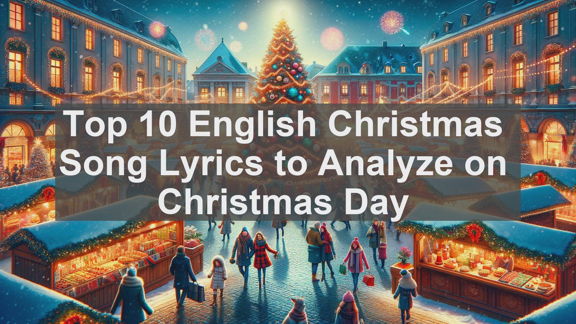 'Video thumbnail for Top 10 English Christmas Song Lyrics to Analyze on Christmas Day'
