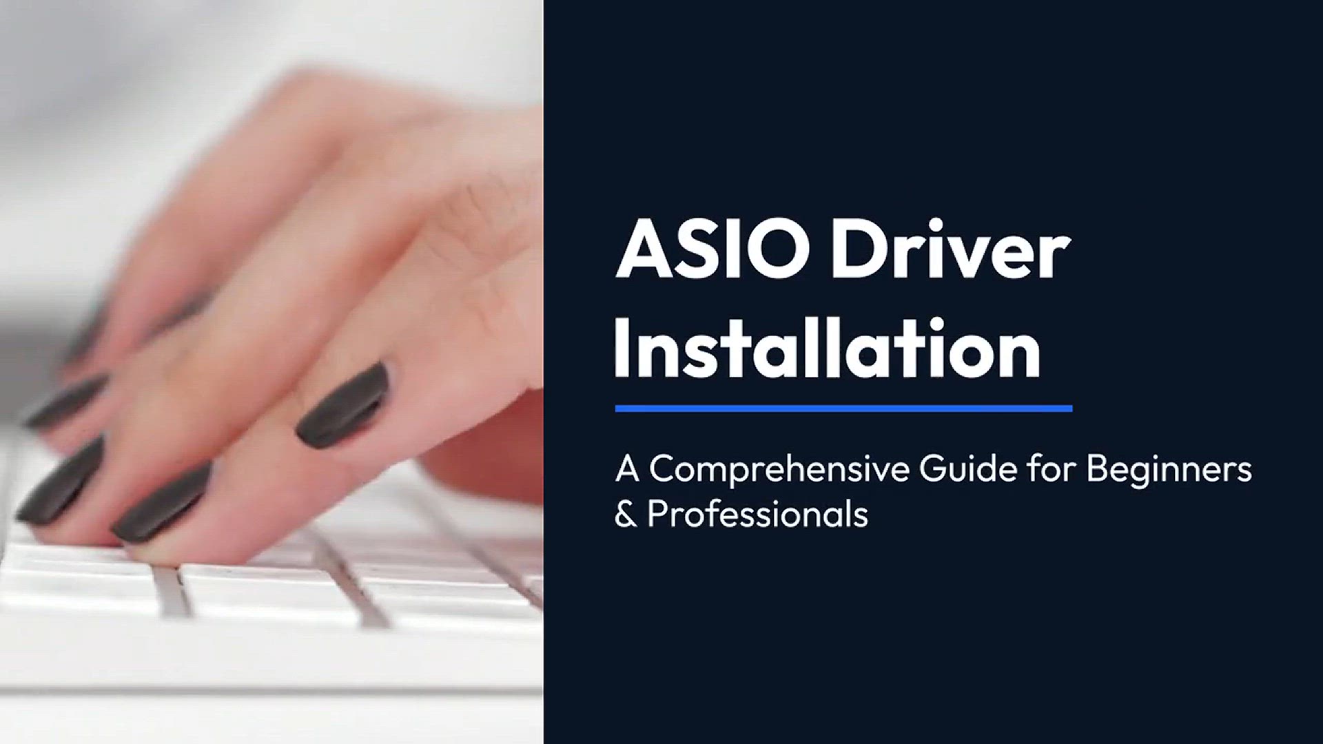 'Video thumbnail for ASIO Driver Installation A Comprehensive Guide for Beginners & Professionals'