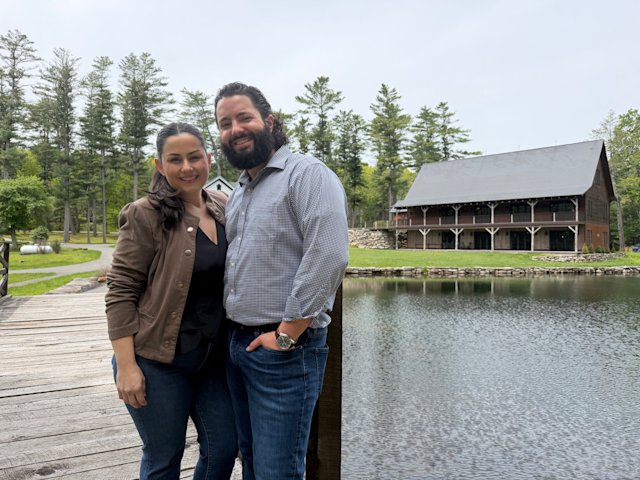 Video thumbnail for Young couple restores historic Sparrow Bush estate into wedding venue and inn