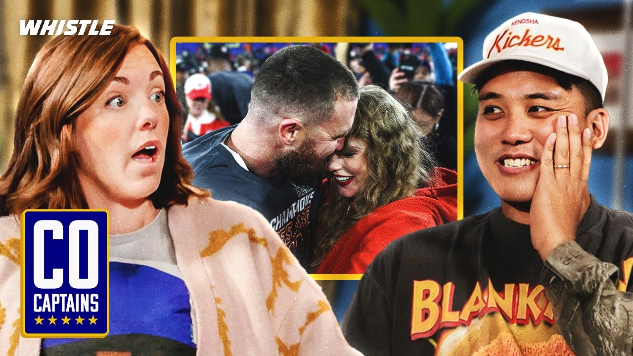 Video thumbnail for Travis Kelce Proposal, Super Bowl CURSES, & Naming Our Baby After An Athlete