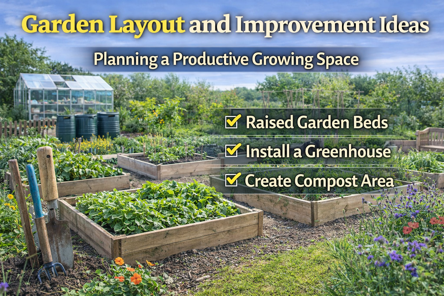Video thumbnail for Garden Layout and Improvement Ideas | Planning a Productive Growing Space