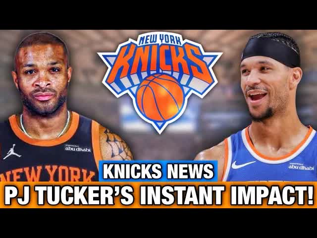 Video thumbnail for NBA Playoffs: Knicks' Veteran Leadership & P.J. Tucker's Impact