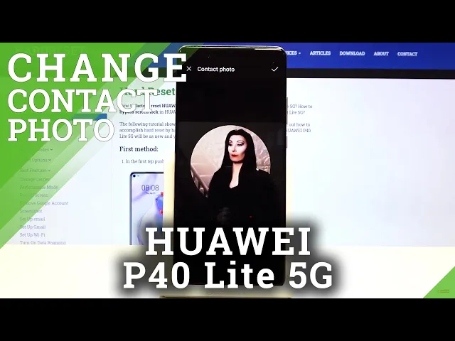 Video thumbnail for How to Add Photo to Contact in Huawei P40 Lite 5G - Contacts Customization