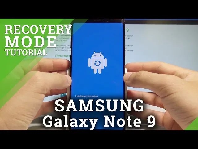 Video thumbnail for How to Enter Recovery Mode on SAMSUNG Galaxy Note 9 - Android Recovery System