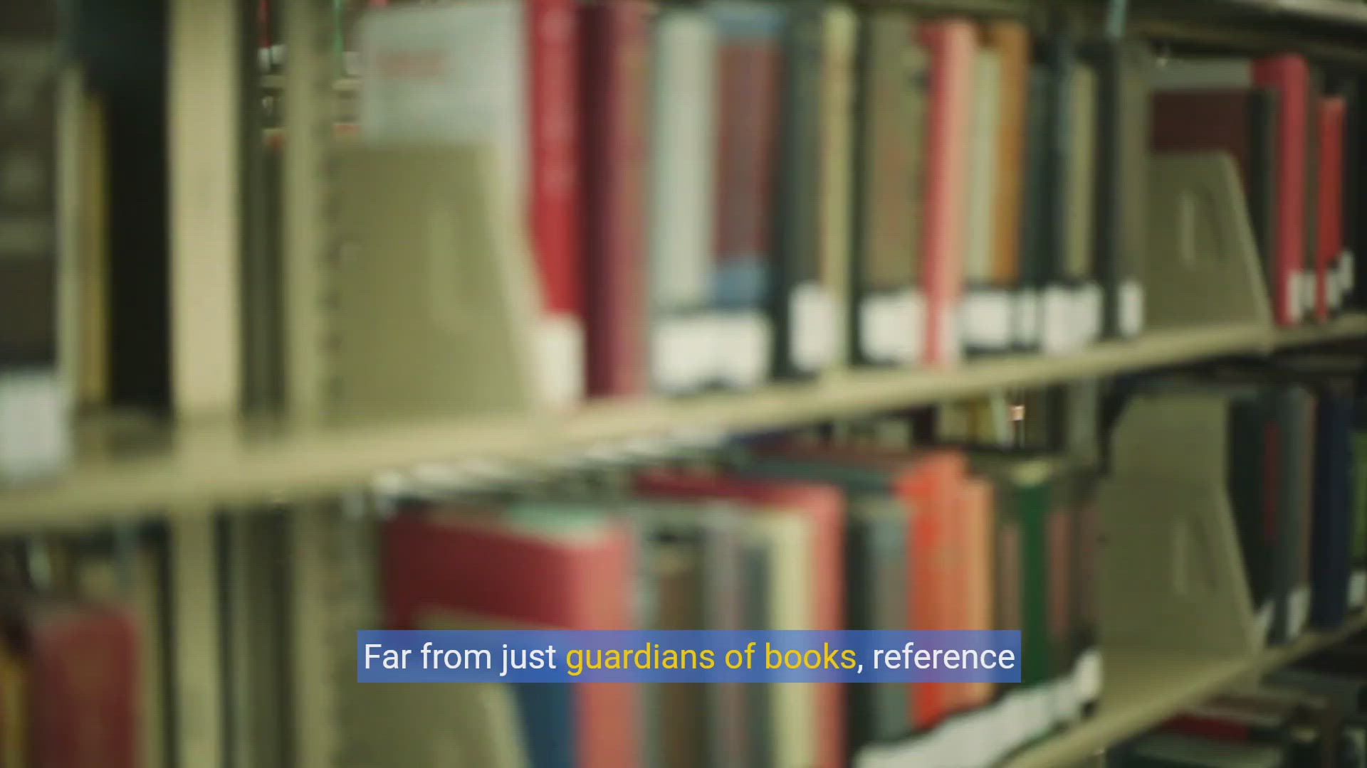 'Video thumbnail for Unlocking Knowledge: The Vital Role of Reference Librarians'