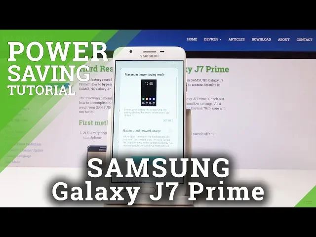 Video thumbnail for How to Extend the Battery Life in SAMSUNG Galaxy J7 Prime - Enable Power Saving Mode