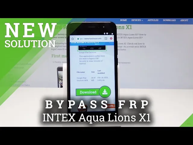 Video thumbnail for How to Bypass FRP in INTEX Aqua Lions X1 - Skip Google Verification