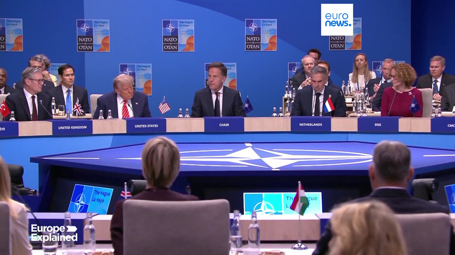 'Video thumbnail for Donald Trump is trying to impose his political agenda on the EU, report claims'