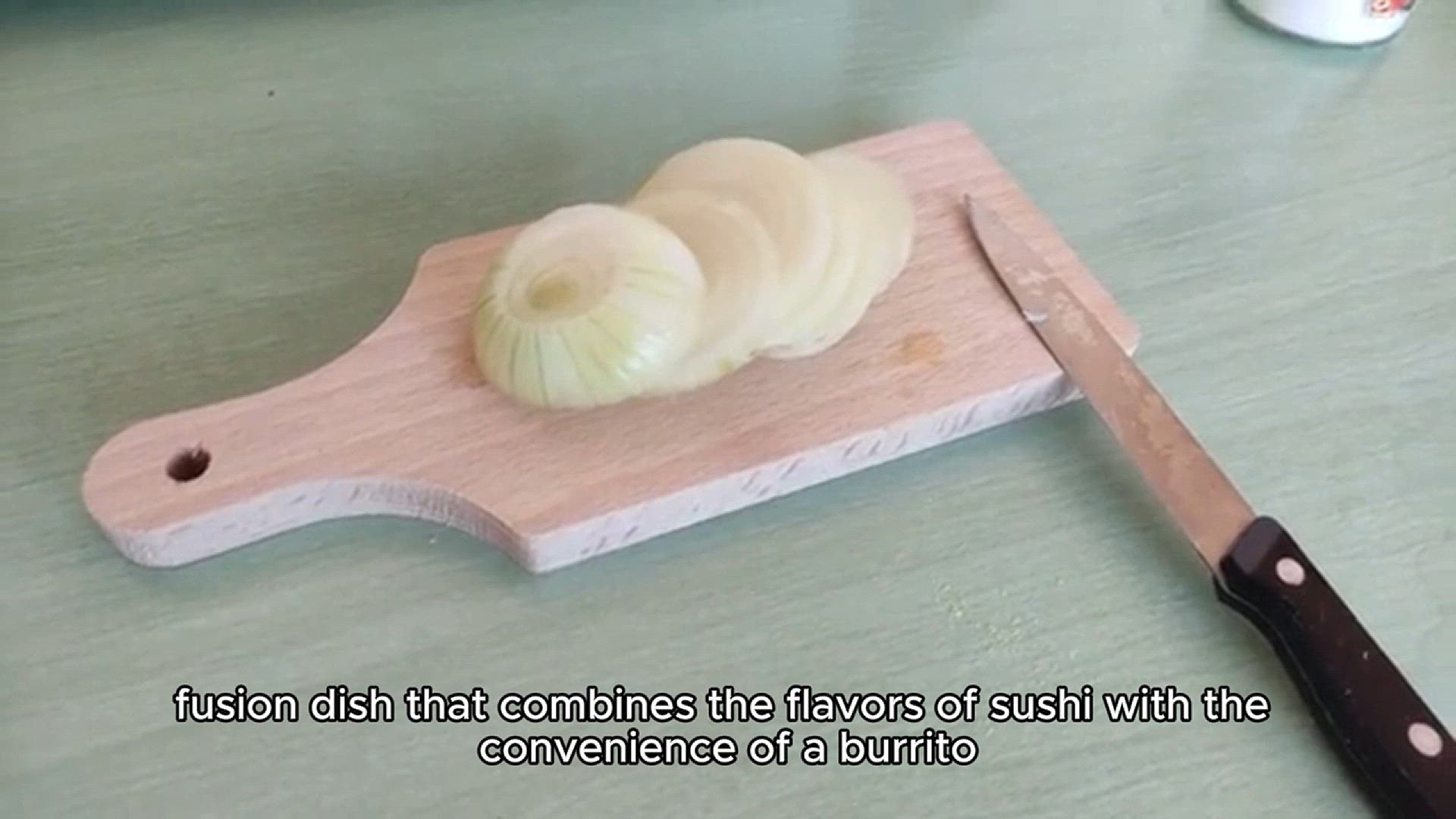 Video thumbnail for Sushi burrito