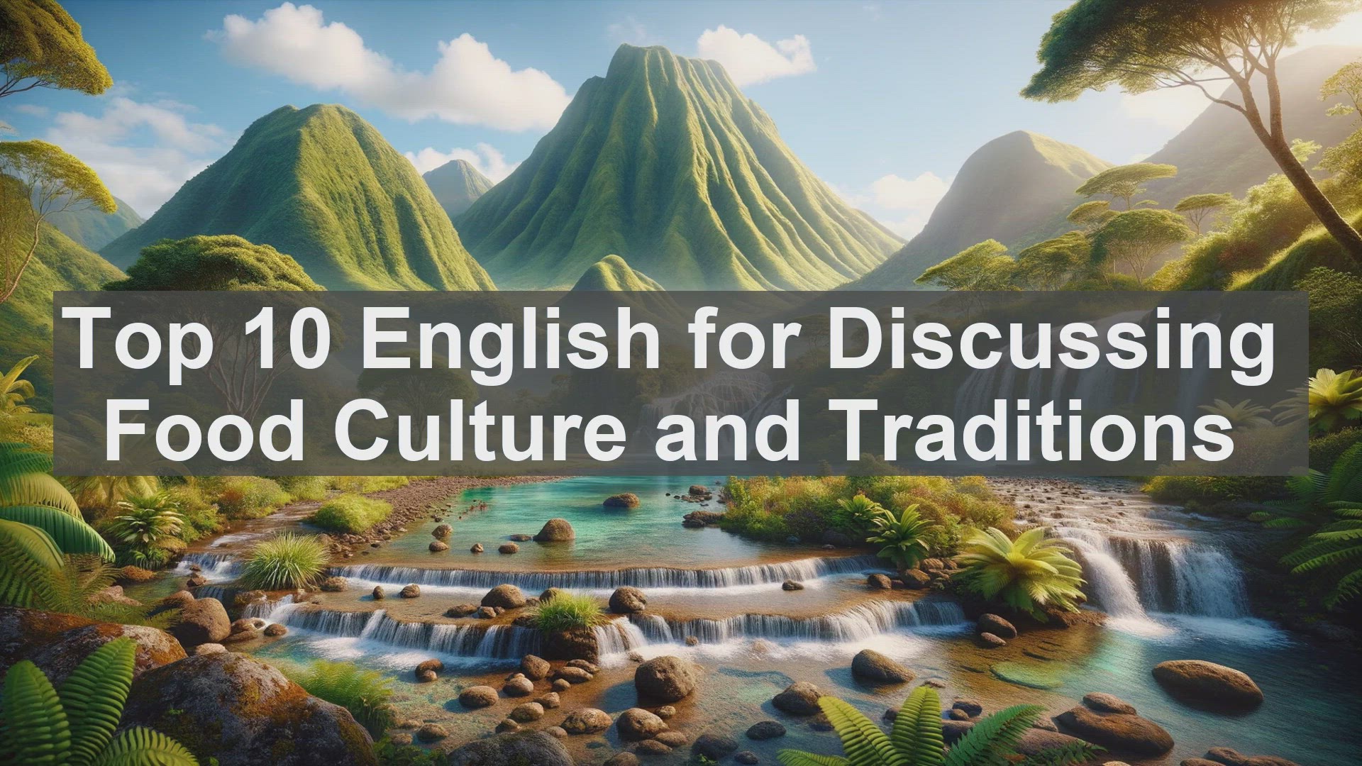 'Video thumbnail for Top 10 English for Discussing Food Culture and Traditions'