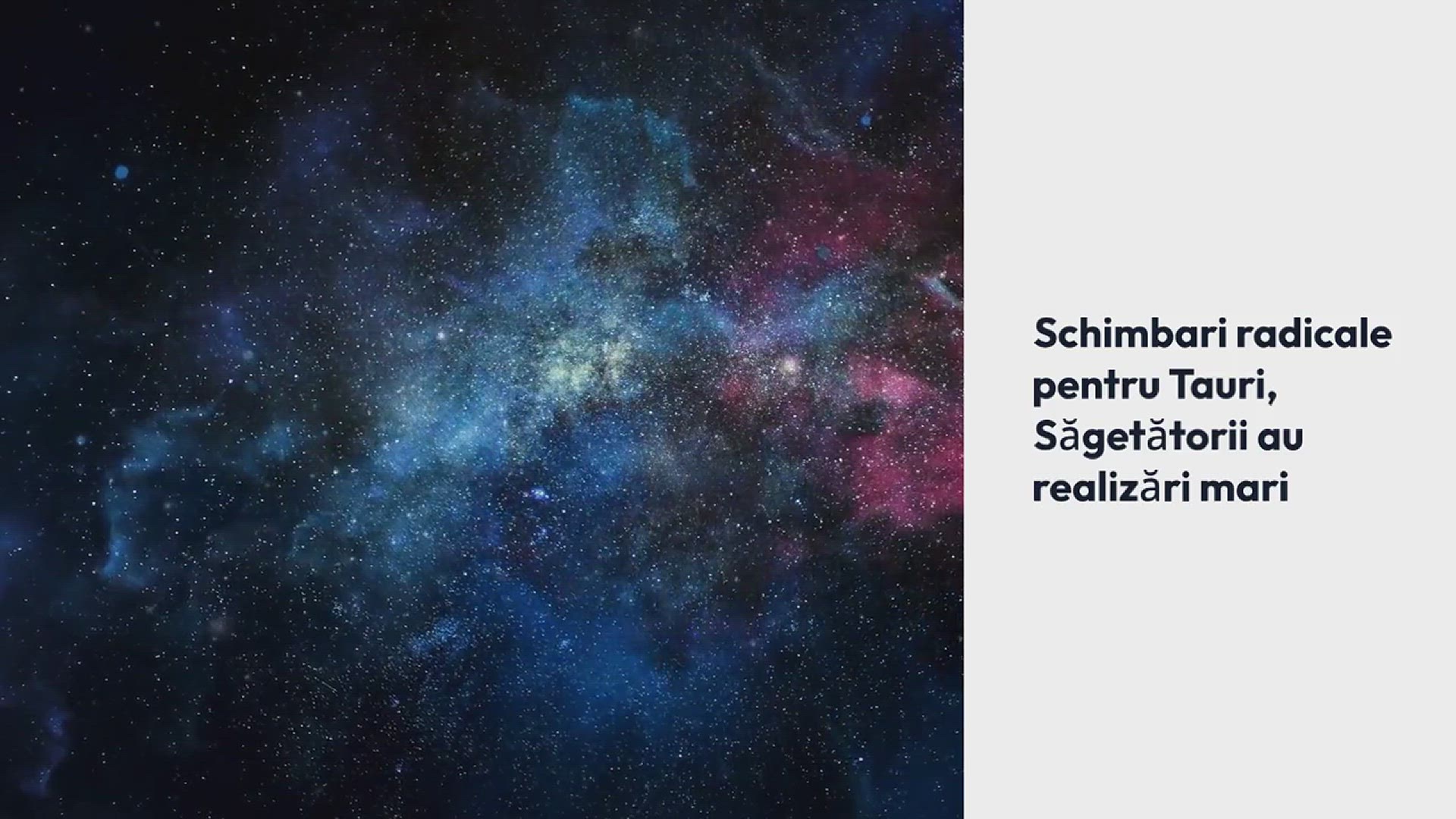 Video thumbnail for Horoscop 30 mai 2024. Schimbari radicale pentru Tauri, Săgetătorii au realizări mari