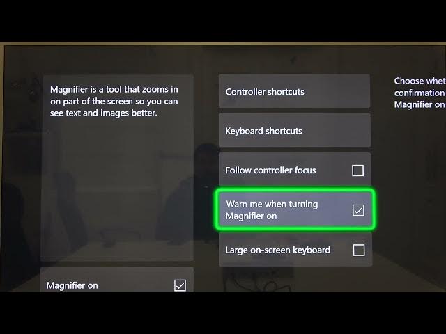Video thumbnail for Xbox Series S - How To Enable & Disable Magnification