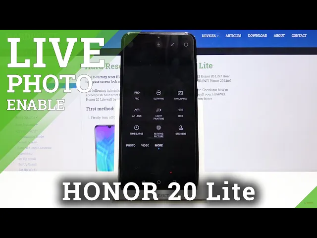 Video thumbnail for Honor 20 Lite - How to Take Live Photo