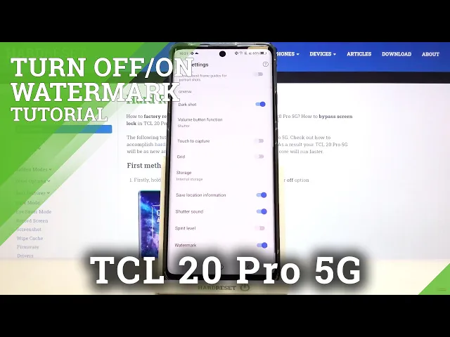 Video thumbnail for How to Add Watermark to Photo in TCL 20 Pro 5G