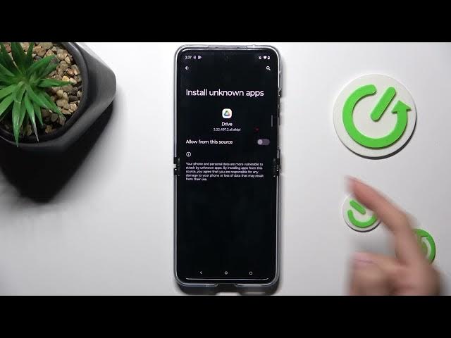 Video thumbnail for How to Allow Unknown Sources on a MOTOROLA Razr 40 Ultra - App Permissions