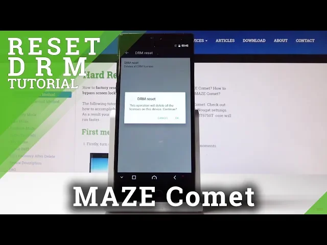 Video thumbnail for How to Reset DRM in Maze Comet - Wipe Digital Rights Management