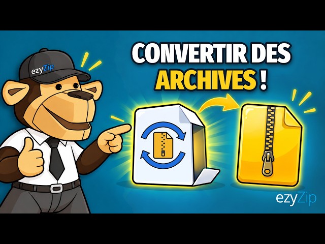 Video thumbnail for Comment convertir des archives en ligne gratuitement | Sans installer de logiciel