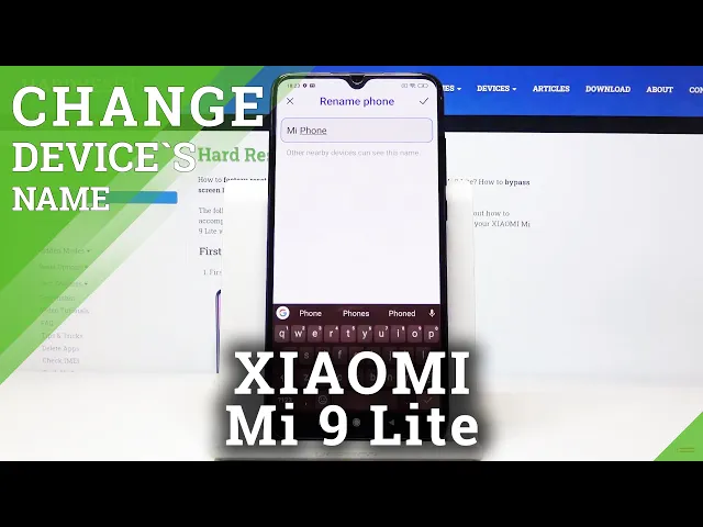 Video thumbnail for How to Change Device Name in XIAOMI Mi 9 Lite – Set Up Username