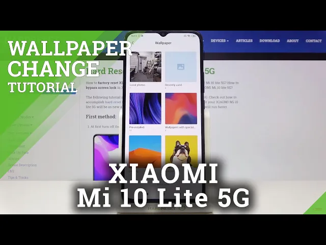 Video thumbnail for How to Change Wallpaper in XIAOMI Mi 10 Lite 5G